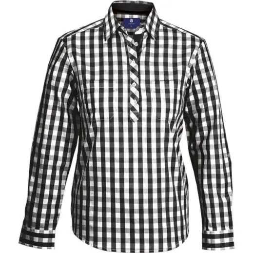 Black White Ladies Cedar Blouse